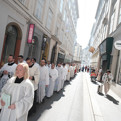 Fronleichnam 2025 / Erzdiözese Wien/ Schönlaub